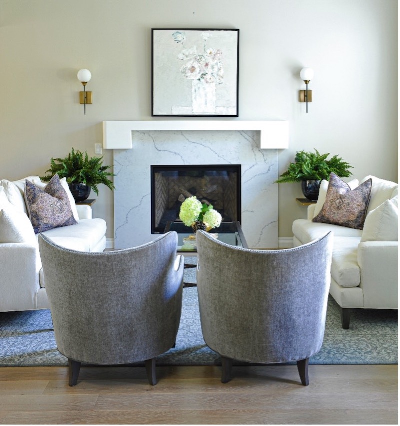 Balance & Symmetry in livingroom